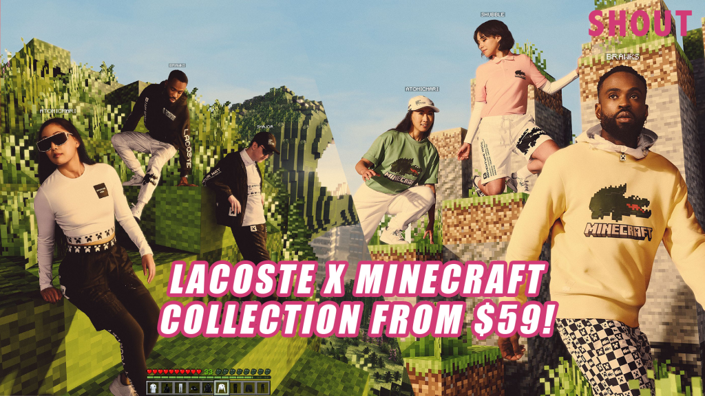 Exclusive: The New Lacoste x Minecraft Capsule Redefines Creative