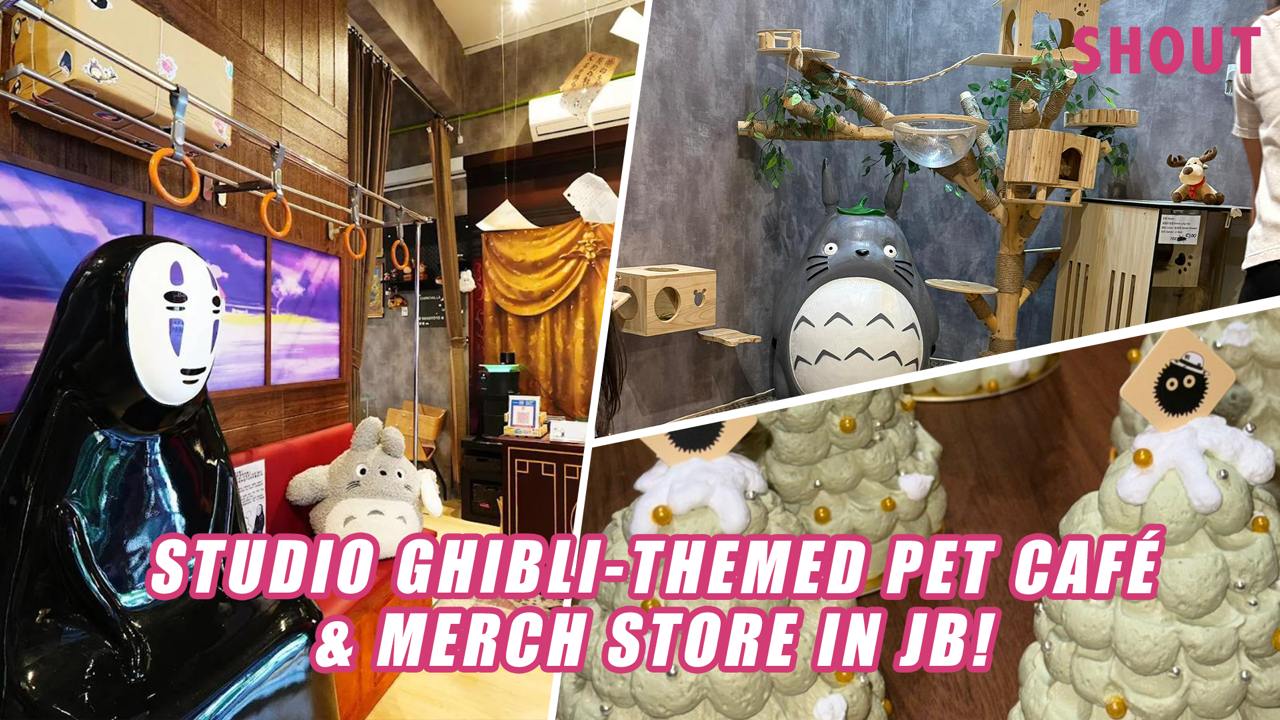 新山吉卜力工作室主题咖啡馆、宠物动物园和宠物店：真人大小的龙猫、龙猫主题甜点和火车场景复制品！