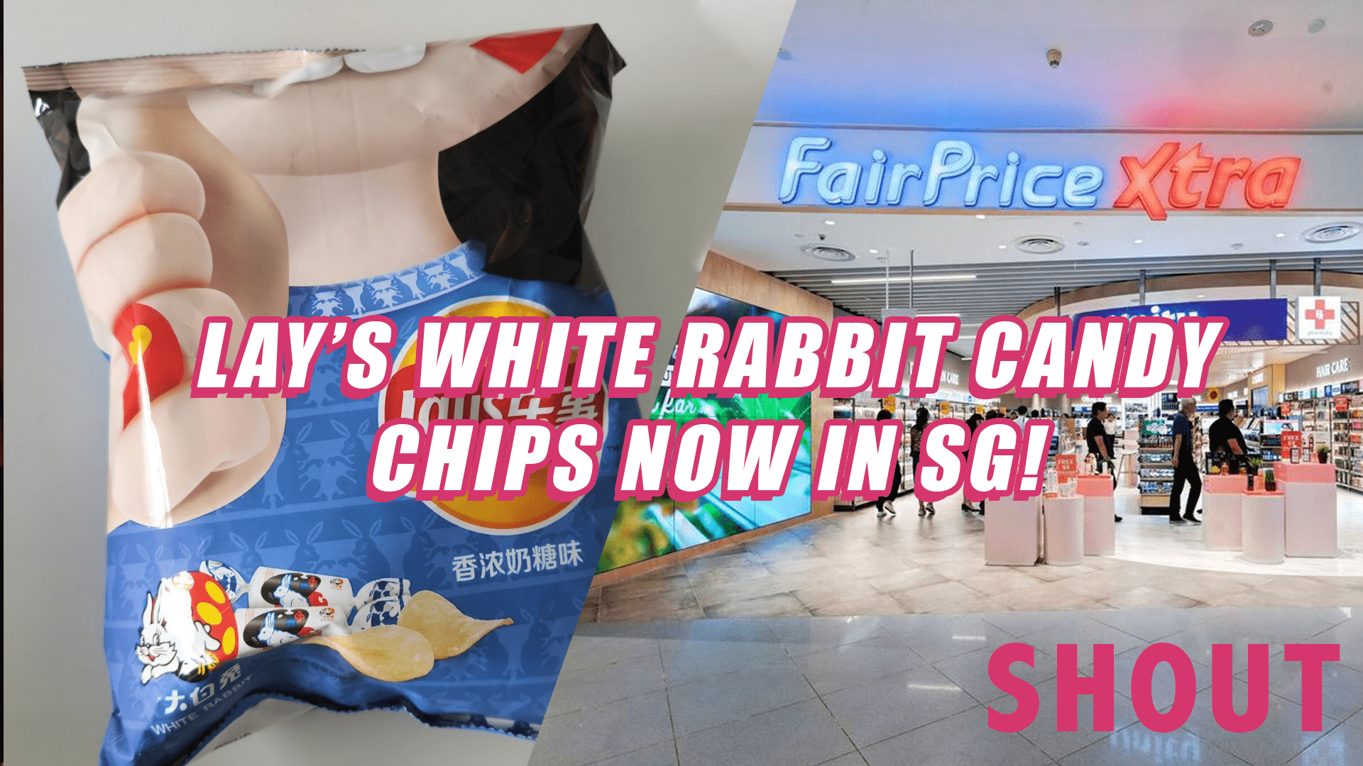 White Rabbit Flavoured Lays Chips Now Available At NTUC! Shout