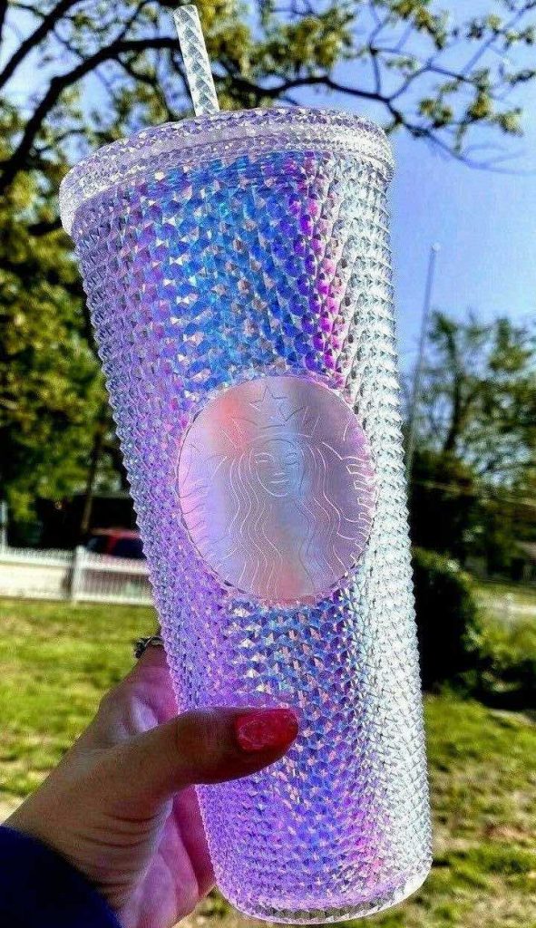 New Holographic Studded Cold Cups Starbucks Keeps Your Drinks Cold