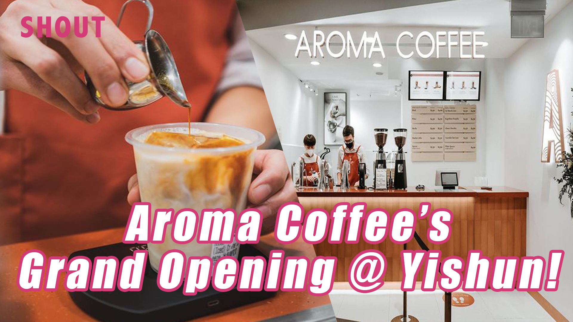 Aroma Coffee’s First Physical Store Yishun! Shout
