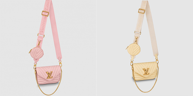 M56468 Louis Vuitton New Wave Multi-Pochette Crossbody Handbag-Rose  Ballerine Pink