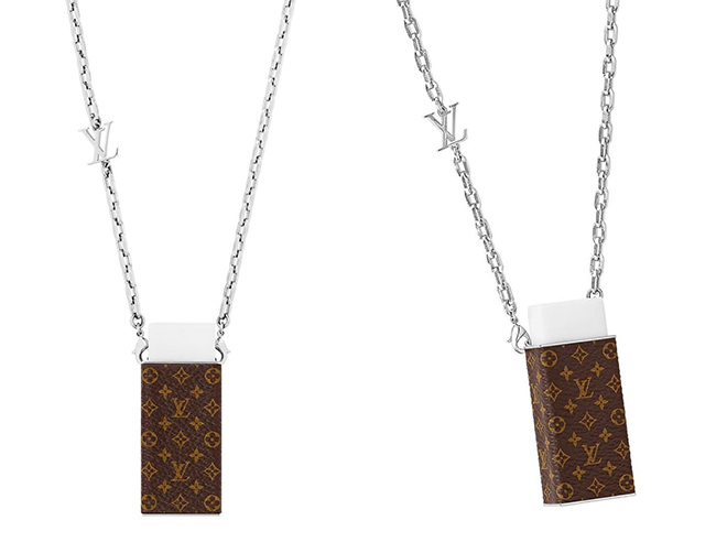 Virgil Abloh Louis Vuitton Eraser Necklace Release