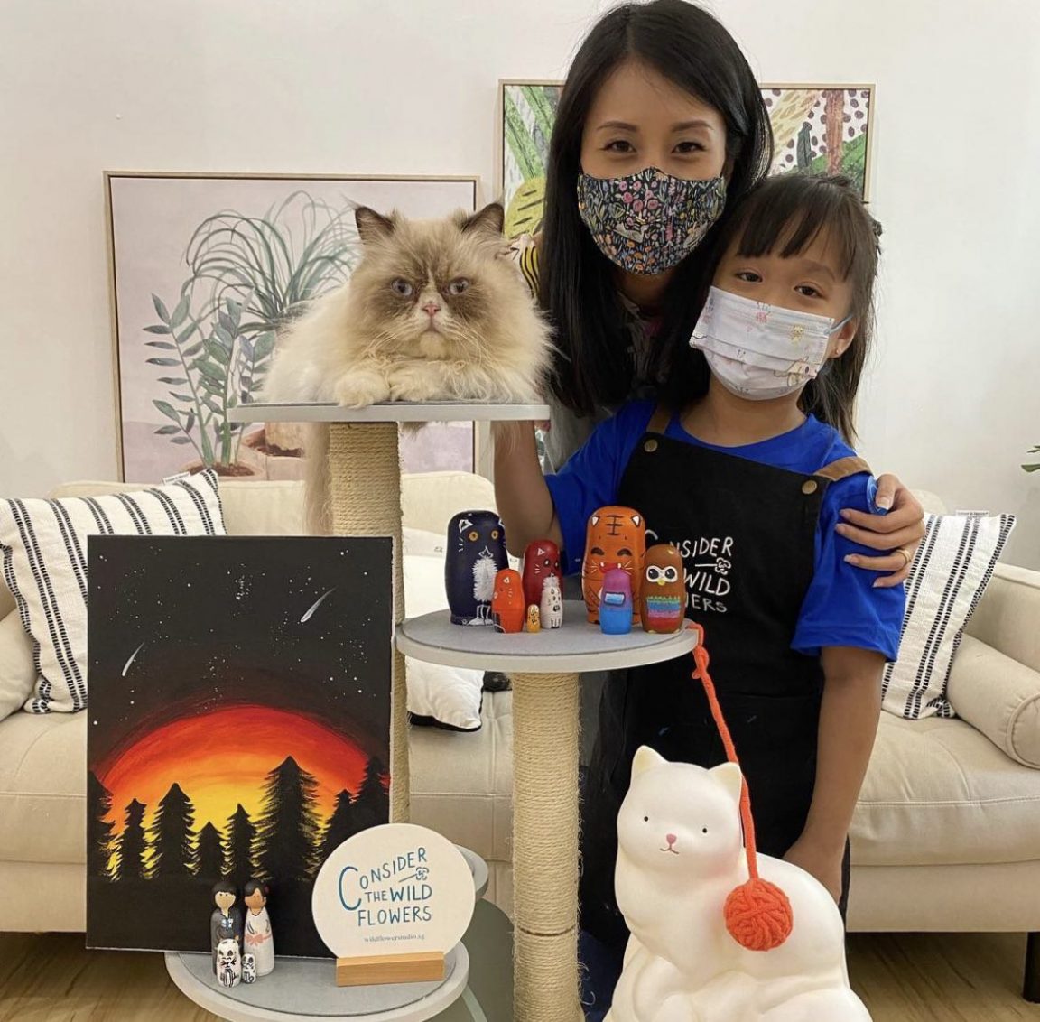 SINGAPORE'S FIRST ART JAMMING WITH CATS FOR JUST 40 WITH A FREE DRINK