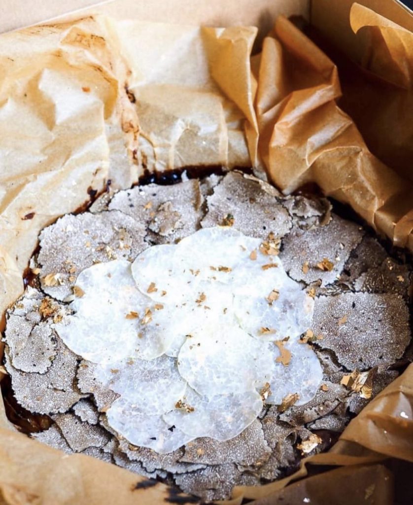 LUXURIOUS TRUFFLECENTRIC FOOD ITEMS TOPPED WITH SHAVED TRUFFLES Shout