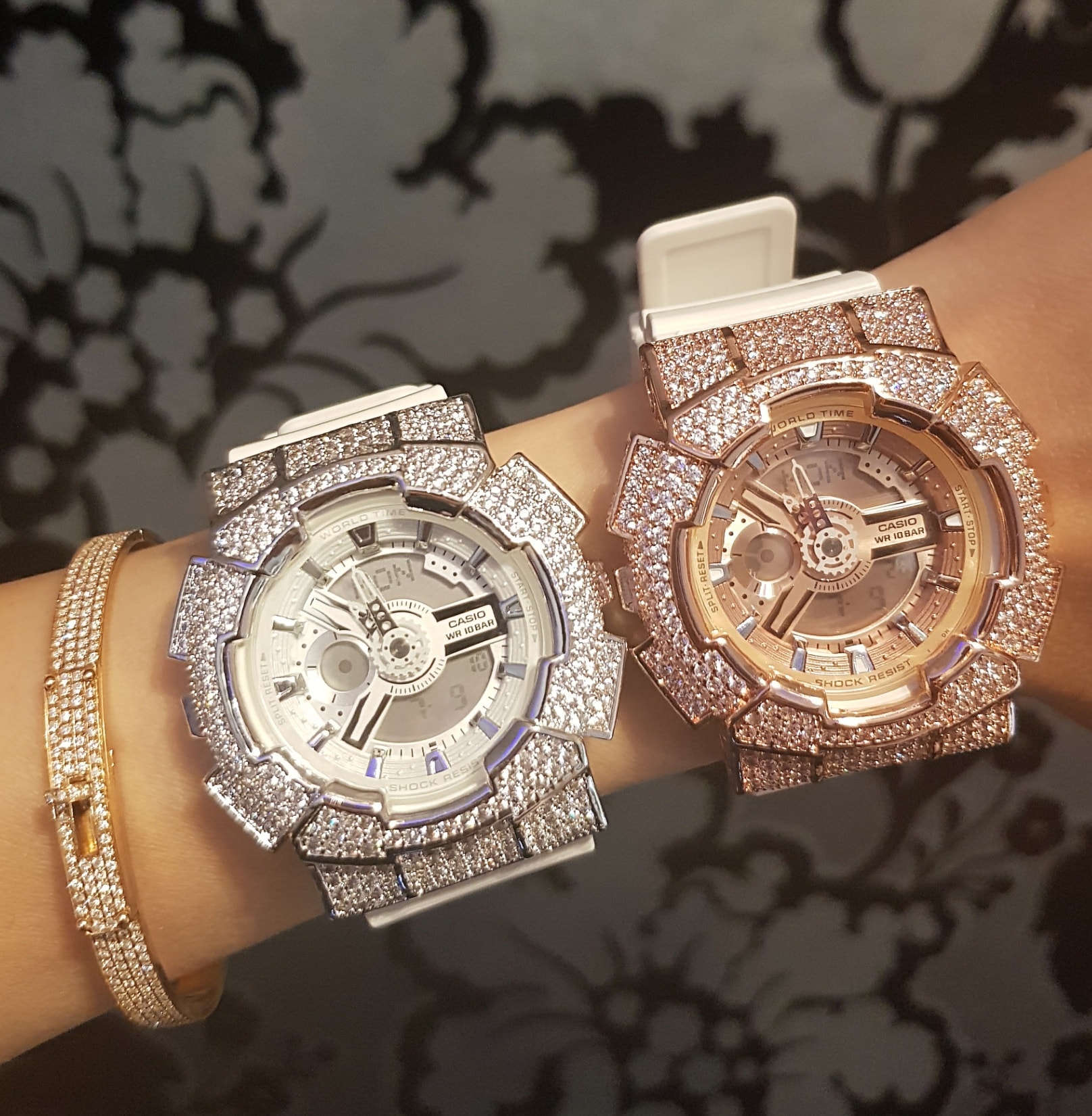 robot anker ethiek CUSTOMISED BEDAZZLED BABY-G & G-SHOCK WATCHES WITH SWAROVSKI GEMSTONES FROM  JUST $280! – Shout