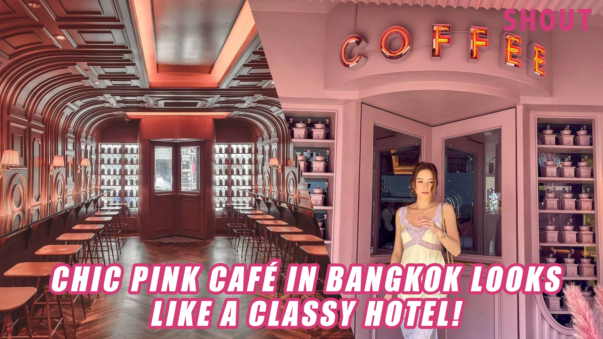 Gentlewoman Tank Top at The Cassette Coffee Pink Coffee Bar, Bangkok