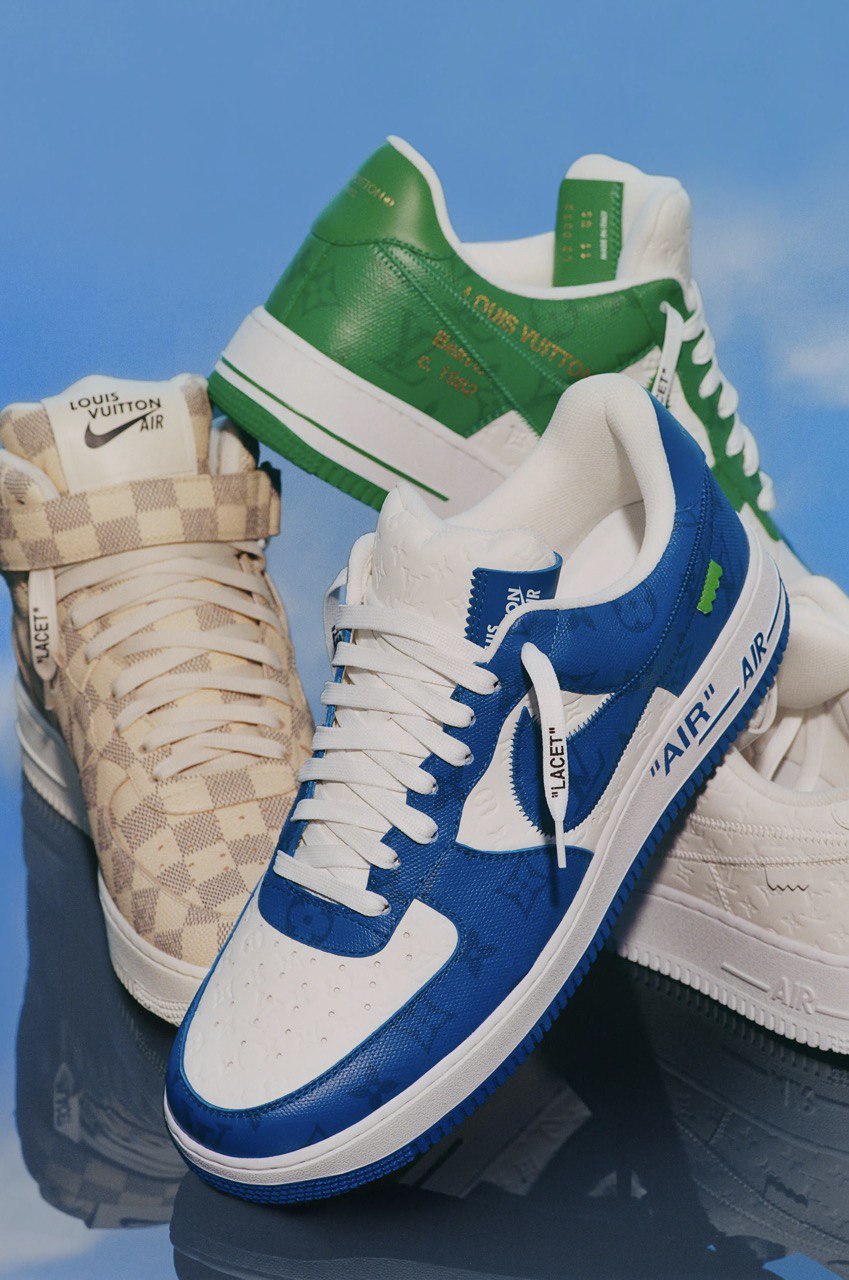 Virgil Abloh's Louis Vuitton x Nike Air Force 1 Collection Lands In  Singapore - ELLE SINGAPORE