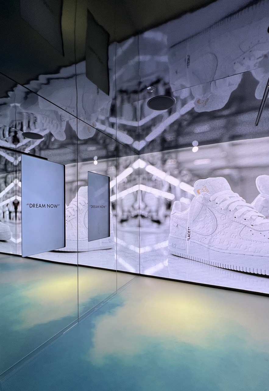 Details on Louis Vuitton x Nike Air Force 1 by Virgil Abloh: Digital  Presentation in Singapore
