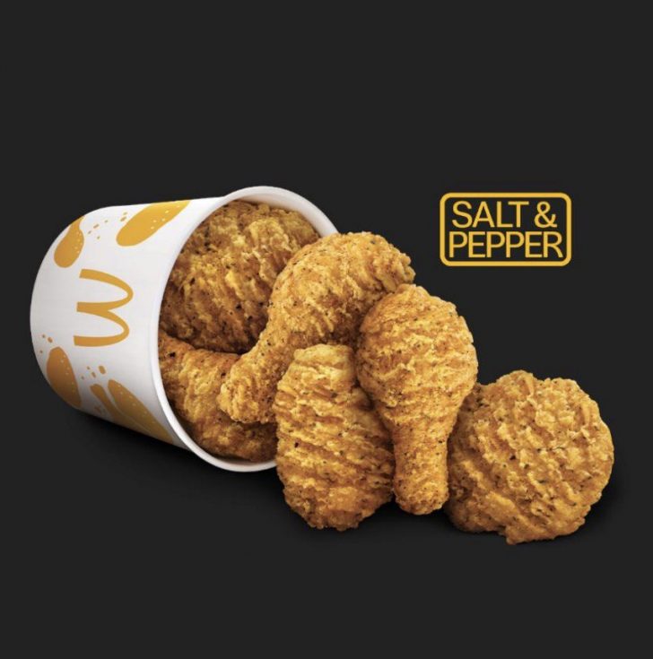 NEW MCDONALD’S CHICKEN MCCRISPY SALT & PEPPER FLAVOUR AVAILABLE FROM