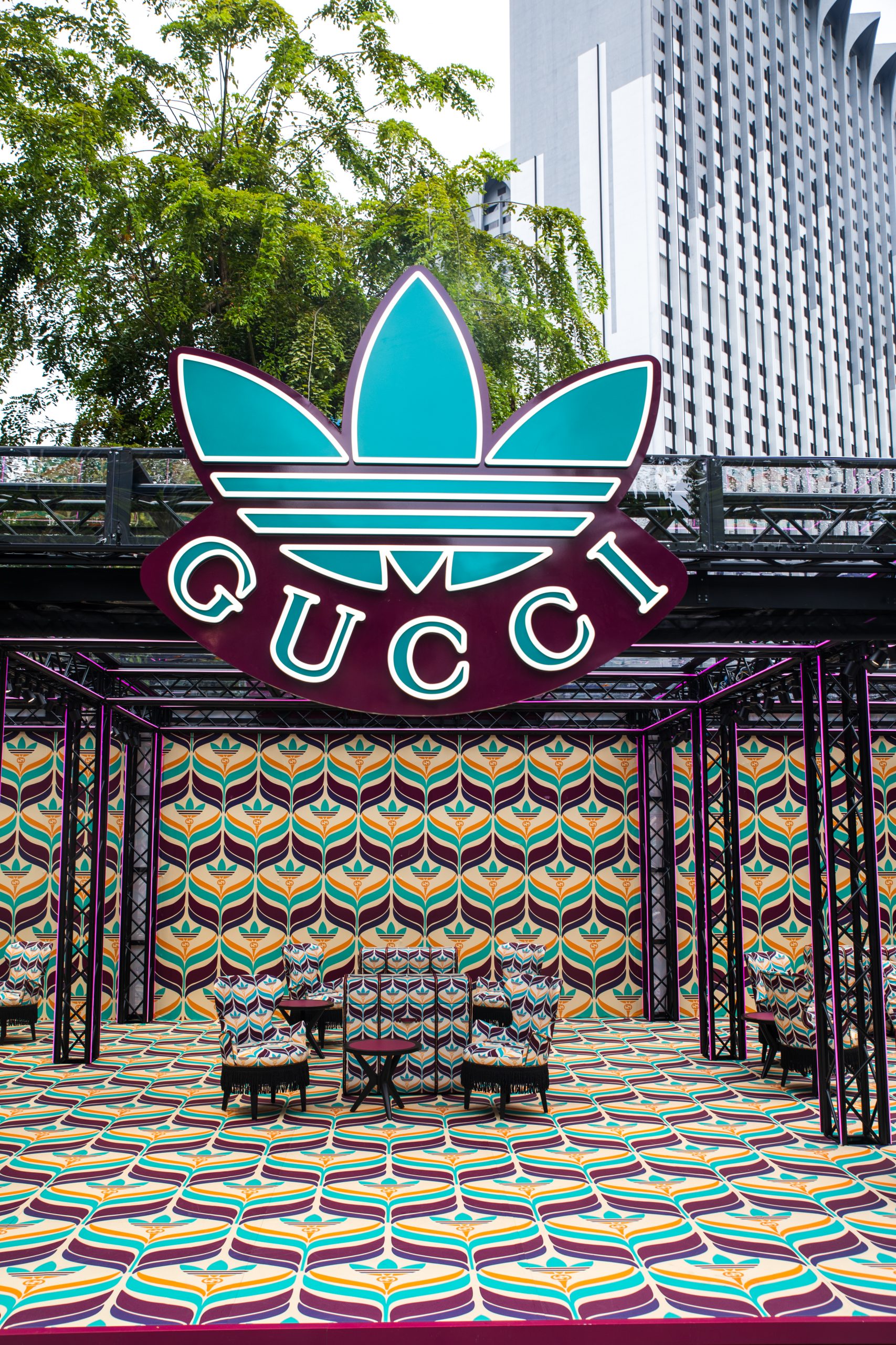 adidas x Gucci pop-up store