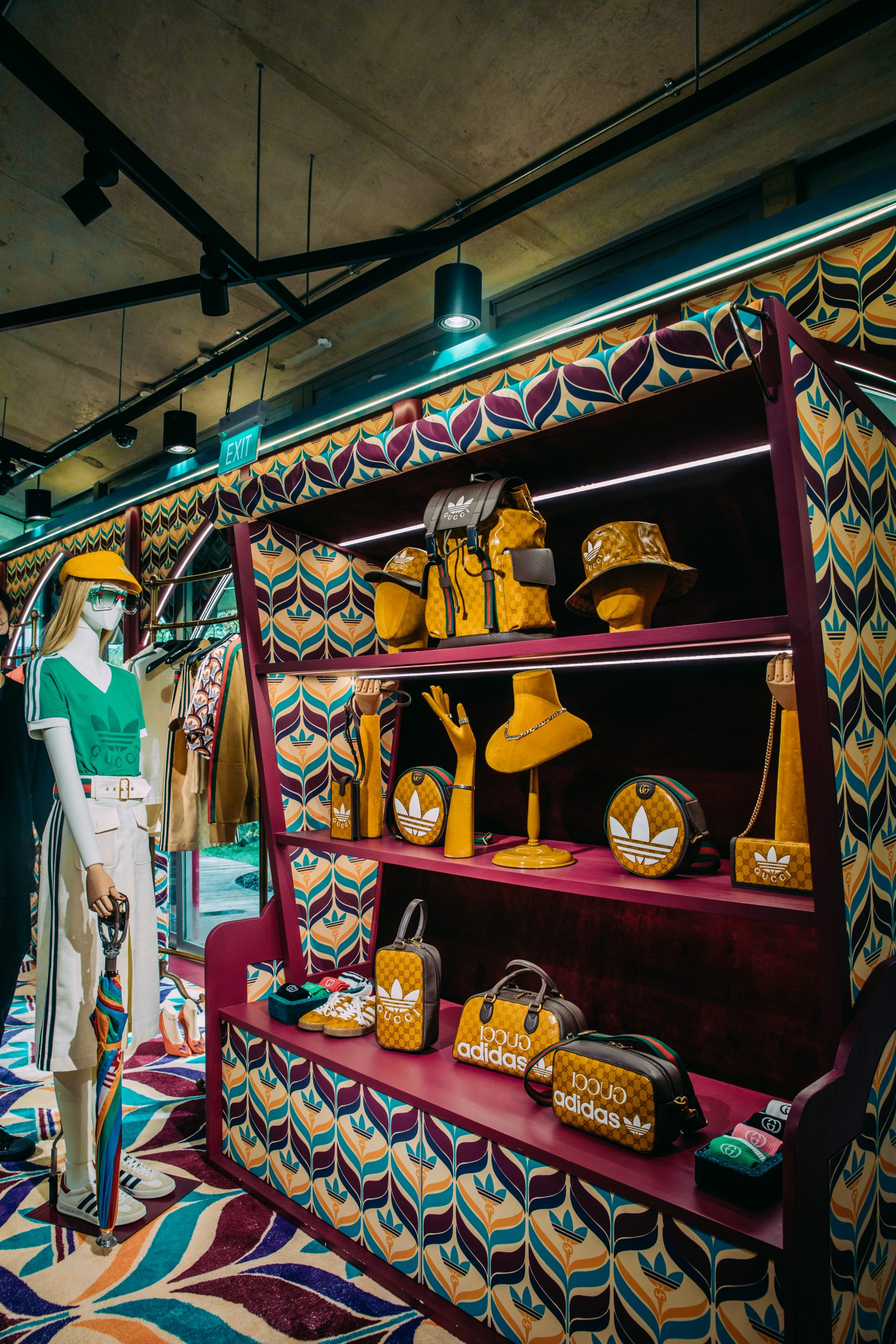 Adidas and Gucci open two pop-up stores in Los Angeles