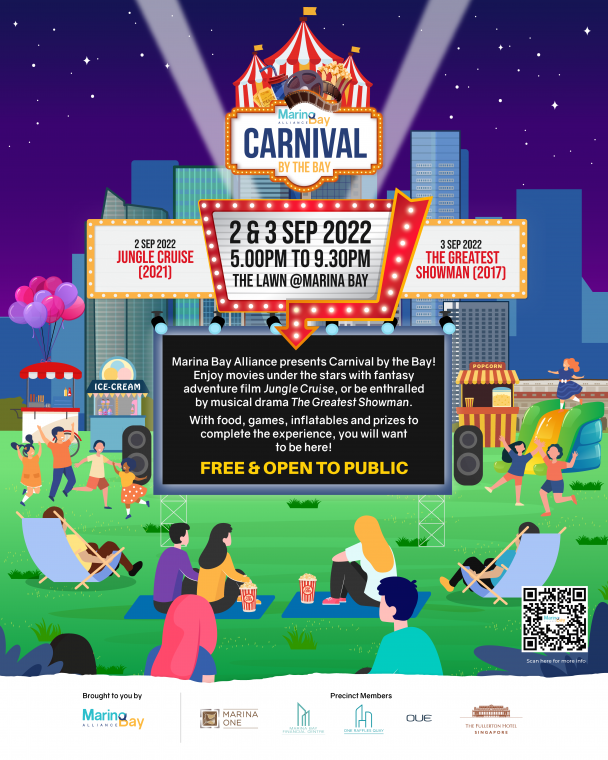 FREE OUTDOOR CARNIVAL & MOVIE SCREENING AT MARINA BAY! Shout