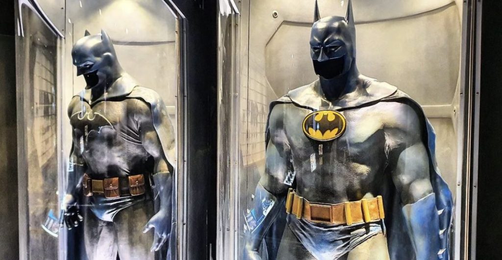 FREE BATCAVE EXHIBITION WITH LIFESIZED FIGURINES, SUPERHERO SUITS