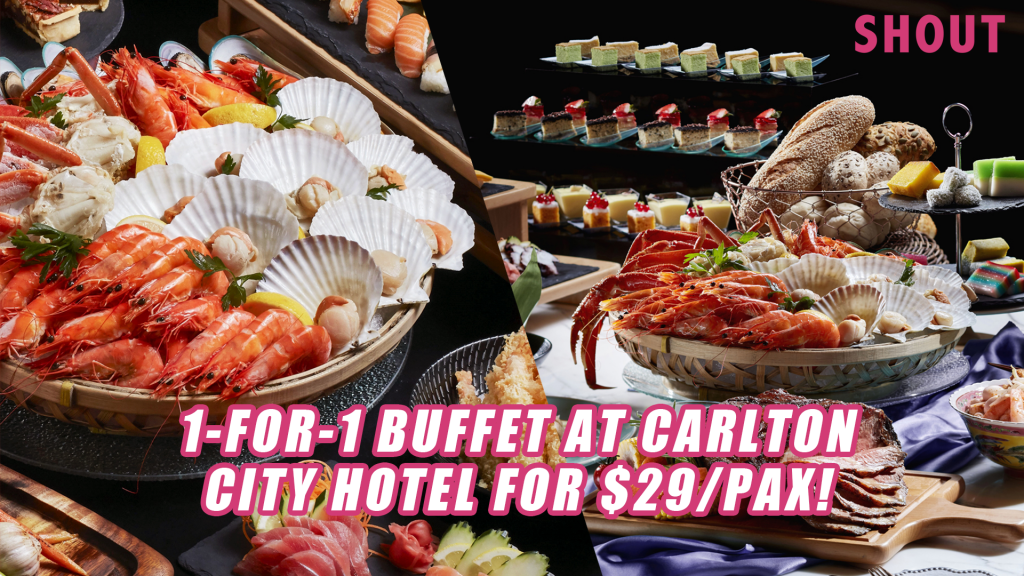 1FOR1 SEAFOOD BUFFET AT CARLTON CITY HOTEL AT 29 PER PERSON WITH