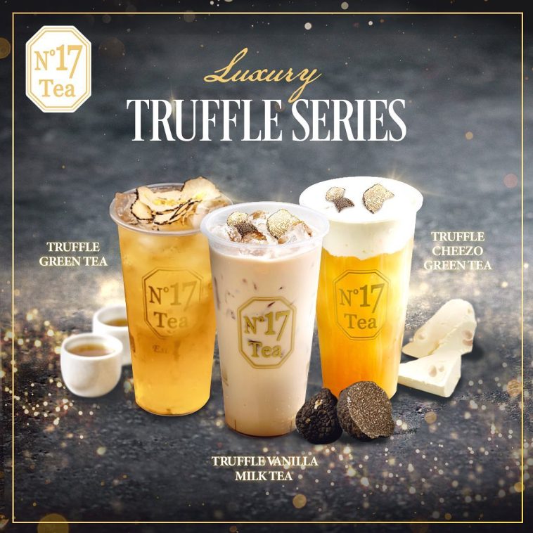 NO.17 TEA HAS LUXE TRUFFLE BUBBLE TEA WITH REAL SHAVED TRUFFLES & A ...
