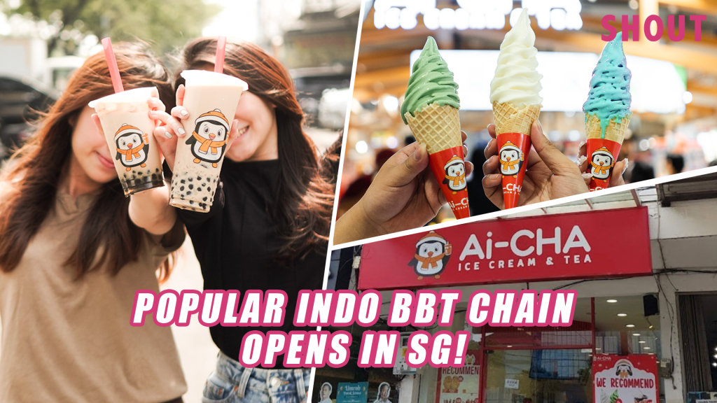 AICHA POPULAR BUBBLE TEA CHAIN FROM INDONESIA OPENING IN SINGAPORE