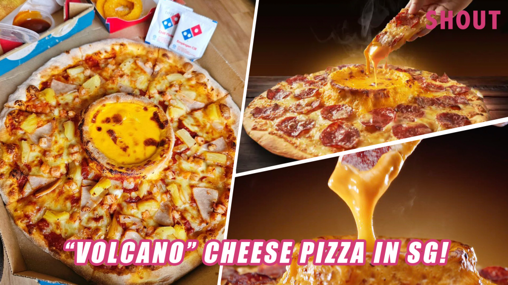 VIRAL EXPLOSIVE CHEESY “VOLCANO” PIZZA WITH HOT MOLTEN “CHEESE CRATER” IS NOW IN DOMINO’S