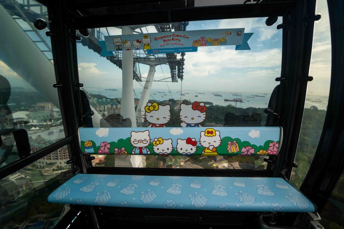 HELLO KITTY CABLE CAR CABIN RIDES IN SINGAPORE, EXCLUSIVE HELLO KITTY ...